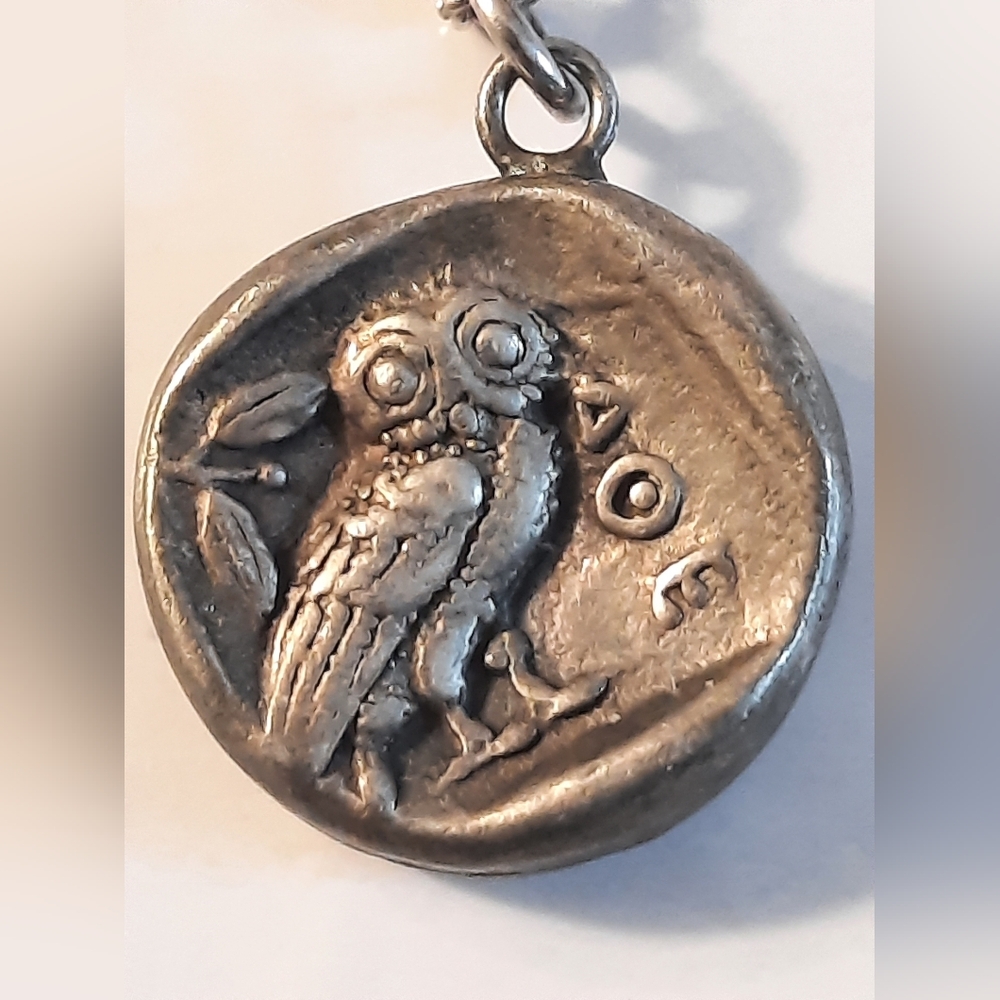 Sterling Silver Coin And Chain - Picture 2 of 15